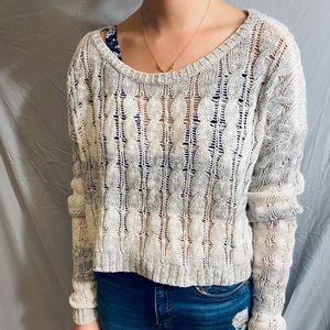 Abercrombie & Fitch Crop Top Sweater Medium
